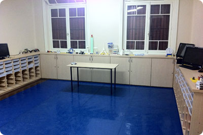 Nova sala de Robótica